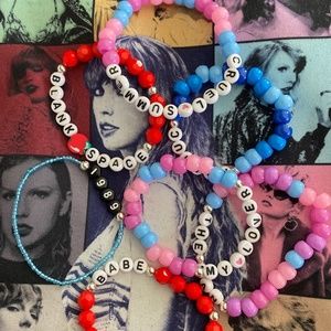 Taylor Swift 7 Beaded Bracelets